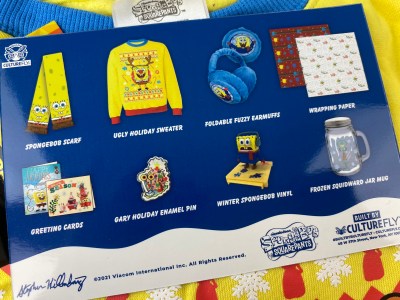 Spongebob Bikini Bottom Box Winter 2021 Full Spoilers: Happy Holidays!