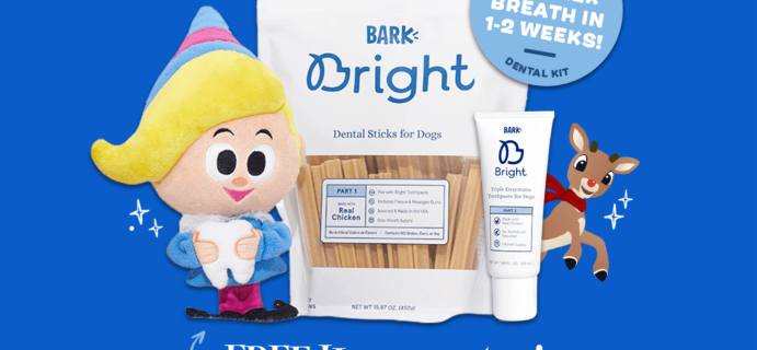 Bark Bright: FREE Hermey Elf Toy With First Dog Dental Kit!