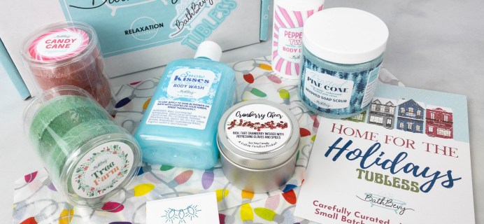 Bath Bevy TUBLESS BOX: December 2021 Home For The Holidays