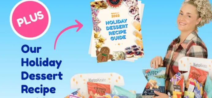 KetoKrate Holiday Deal: Buy One, Get One + FREE Keto Holiday Dessert eBook!
