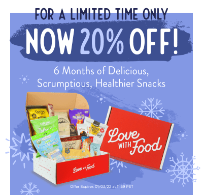 Love With Food Holiday Sale: 20% Off Deluxe and Gluten-Friendly Plans!