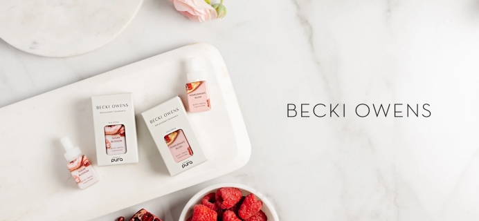 Pura Becki Owens Fruity and Floral Fragrances: Sugar Blossom and Pomegranate Blush!