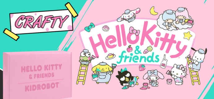 Hello Kitty and Friends x Kidrobot March 2022 Spoilers: Time To Get CRAFTY!