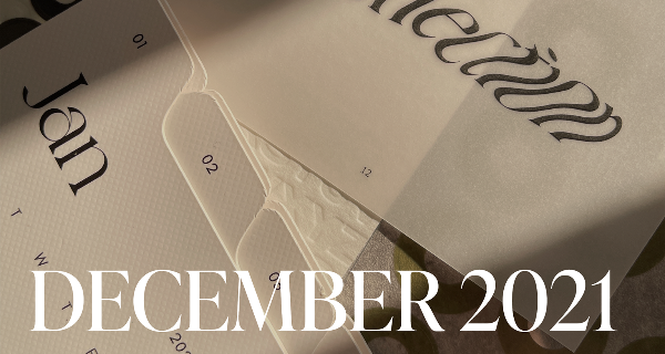 CLOTH & PAPER Planning + Stationery Box December 2021 Spoilers: Reflection + Gratitude!