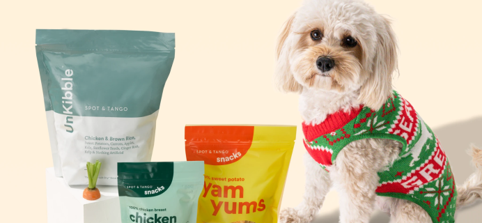 Spot and Tango Holiday Sale: 50% Off Premium Fresh & UnKibble Trial!
