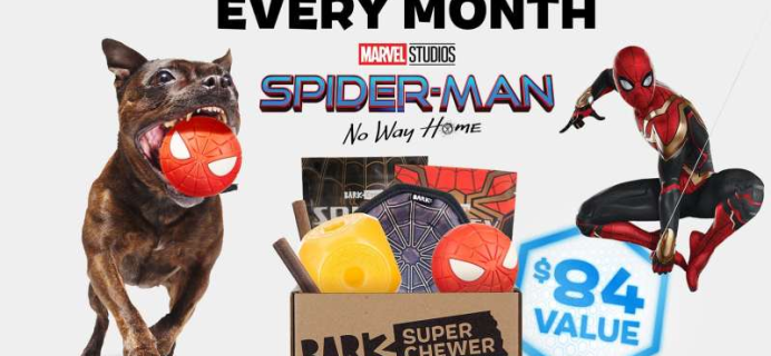 BarkBox Super Chewer x Spider-Man: 6 FREE Bonus Toys + Themed Box!
