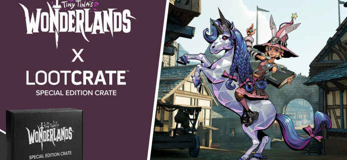 Loot Crate Tiny Tina’s Wonderlands Special Edition Crate: Exclusive Collectibles and Apparel Inspired by the Game!