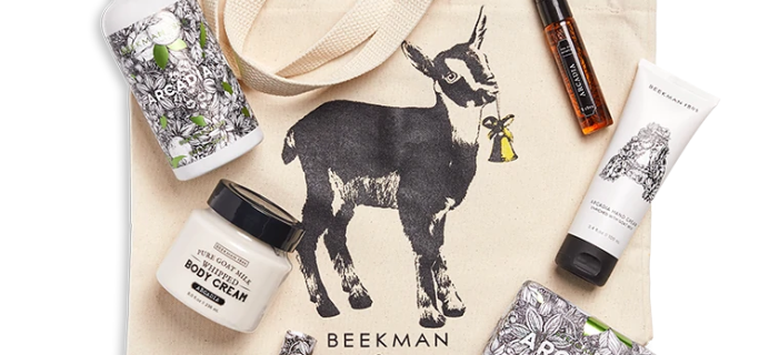 Beekman 1802 Seasonal Fragrance Tote Subscription Winter 2021 Full Spoilers!