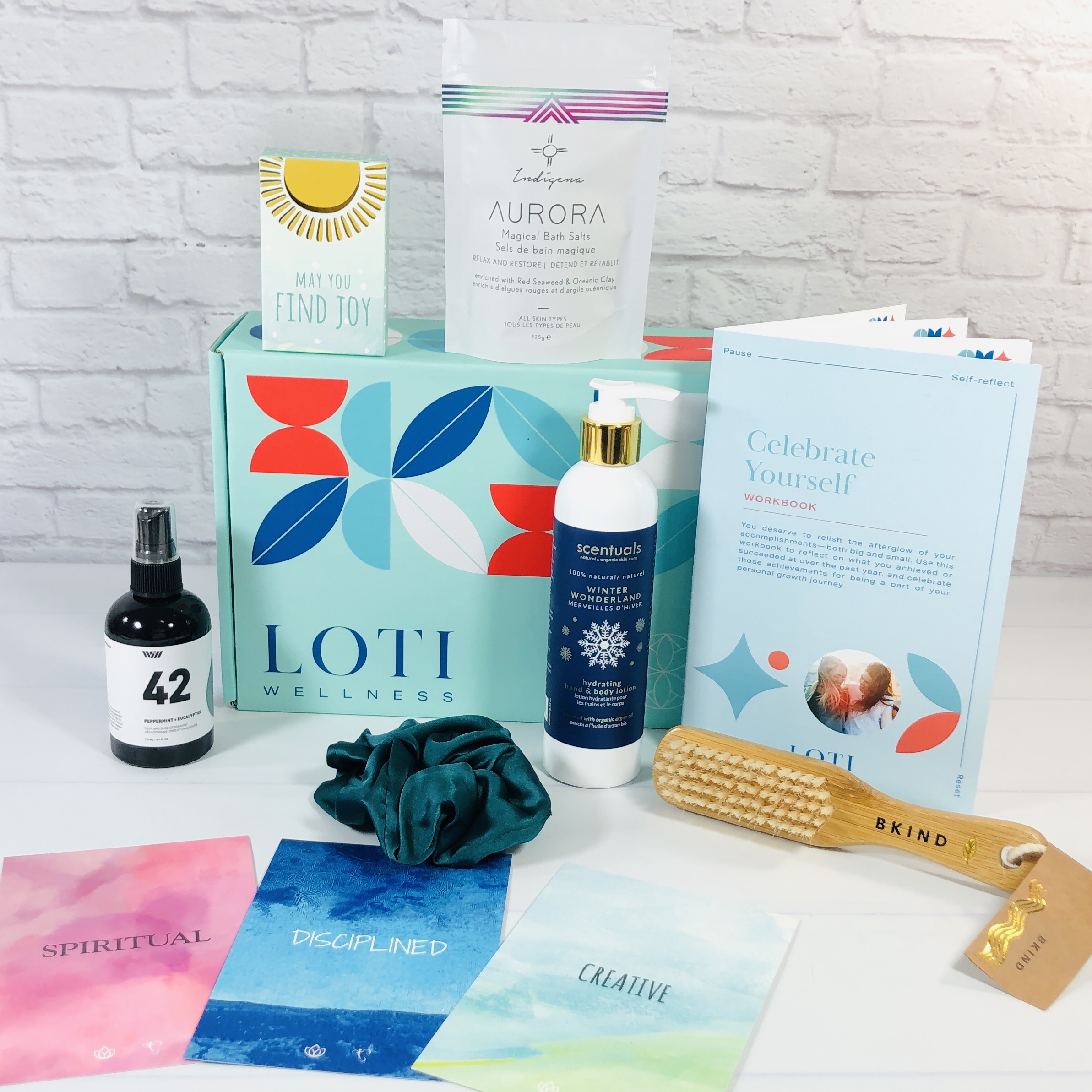 Loti Wellness Box Review + Coupon CELEBRATE YOURSELF Hello Subscription