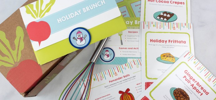 Raddish Kids Review + Coupons – December 2021 HOLIDAY BRUNCH