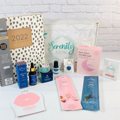 Serenity Now Winter 2021 Subscription Box Review: Start The New Year With Self-Care!