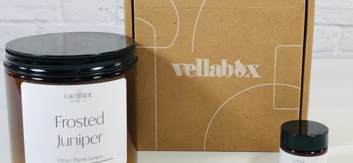 Vellabox December 2021 Review: Earthside Candle Co.