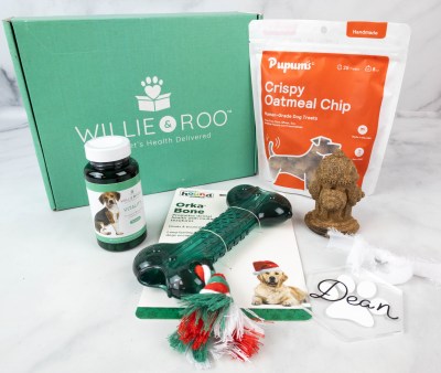 Willie & Roo December 2021 Review: Supplements, Chew Toy, and More!