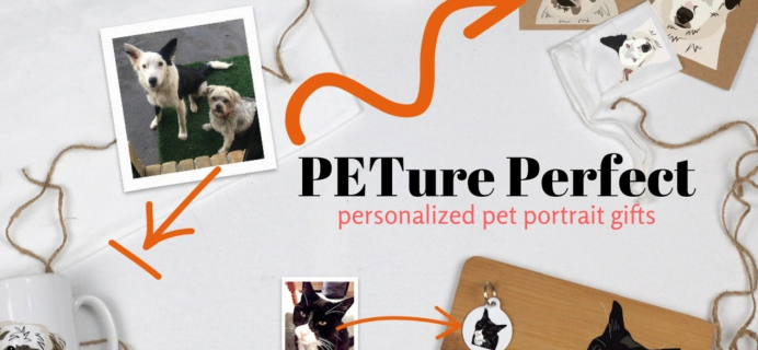 Gift Idea for Pet Lovers: PETure Perfect Personalized Pet Portraits