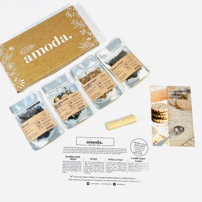 Amoda Tea Subscription January 2022 Review & Coupon: New Flavors for the New Year!