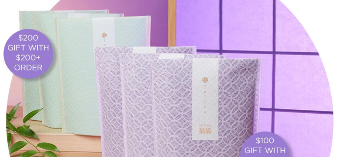 Tatcha Lucky Bags 2022: FREE Mystery Beauty Gift With $100+ OR $200+ Purchase!