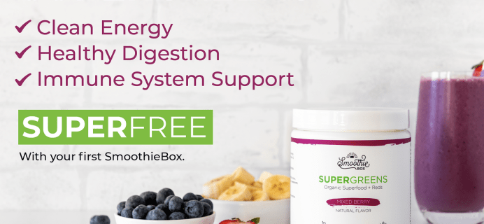 SmoothieBox SuperGreens: Give Yourself A Boost Of Clean Energy!