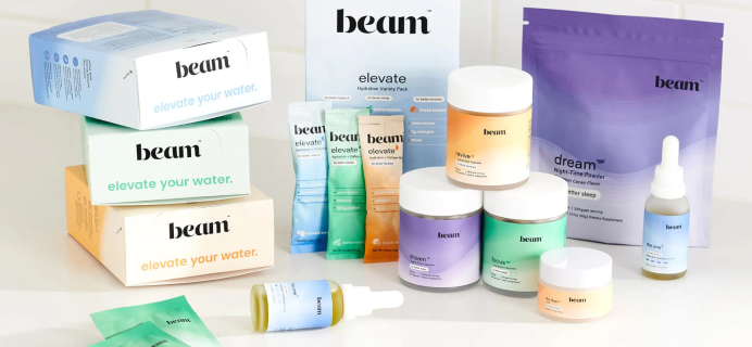 Say Hello To Beam Wellness Products: Calm, Balance, Recovery, Energy, Hydration, & Sleep Supplements!