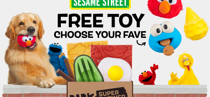 Super Chewer Deal: FREE Sesame Street Dog Toy With First Box of Tough Toys for Dogs!