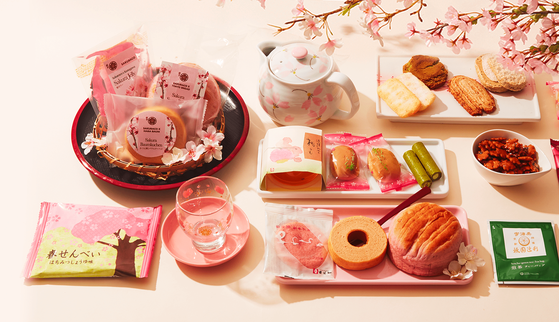 Coffret cadeau de thé japonais, sencha sakura - OCHAYA maison des thés