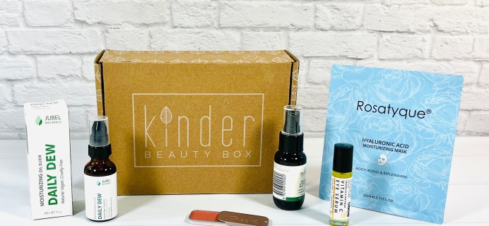 Kinder Beauty Box January 2022 Review + Coupon – FRESH START