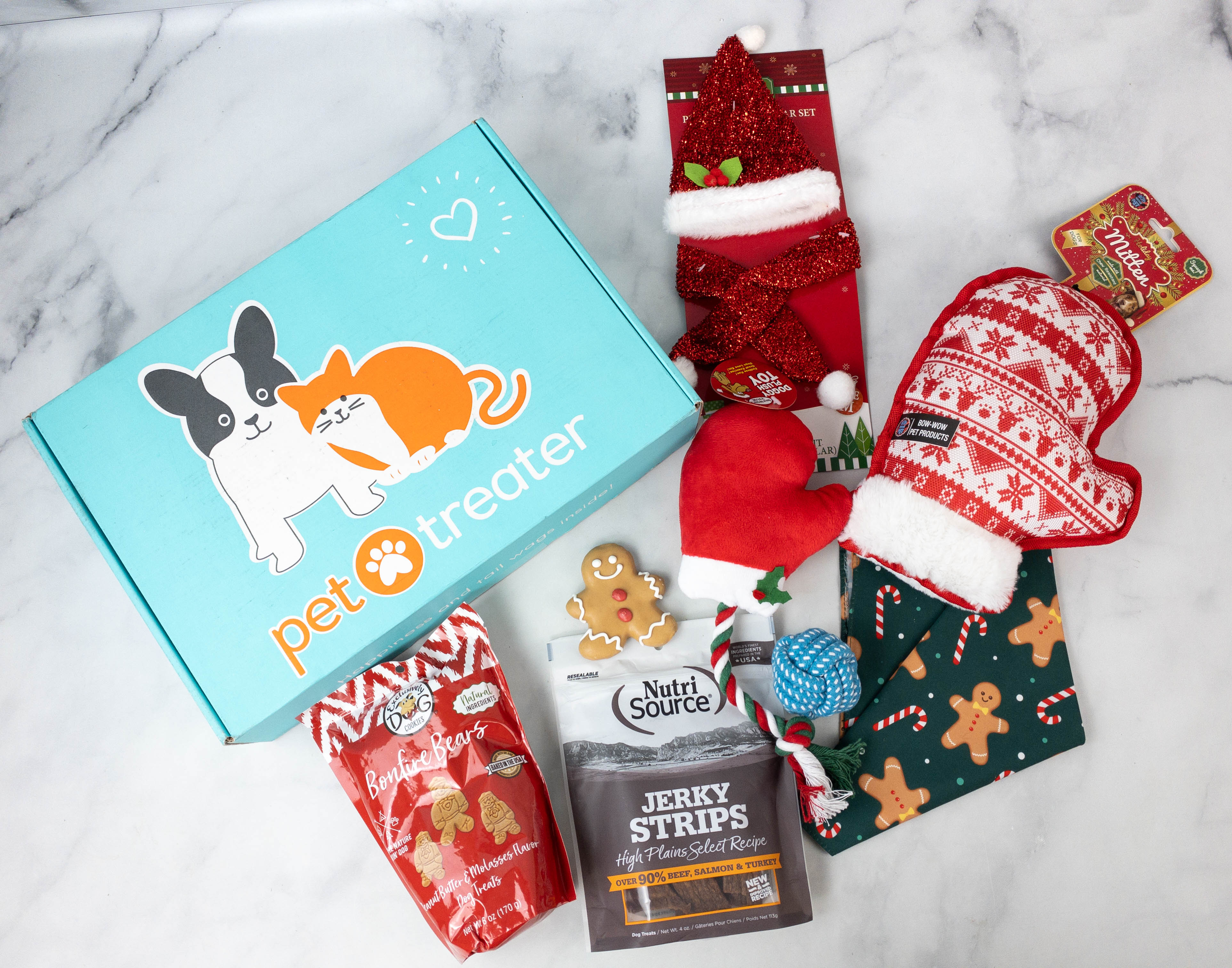 Holiday Small Paws 'n' Play Treat Bundle: Stocking Surprise
