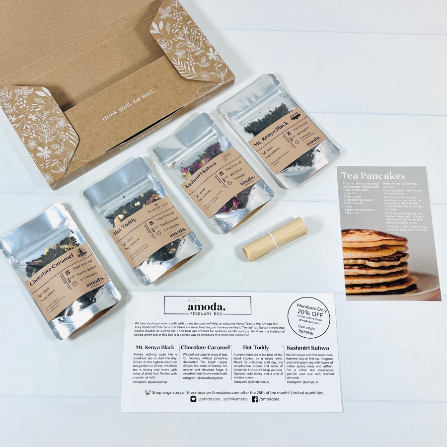 Amoda Tea Reviews: Get All The Details At Hello Subscription!