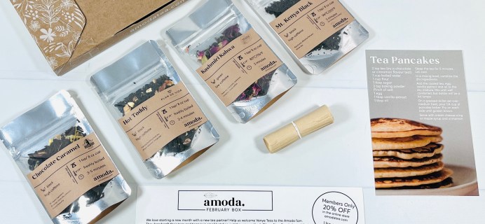 Amoda Tea Subscription February 2022 Review & Coupon!