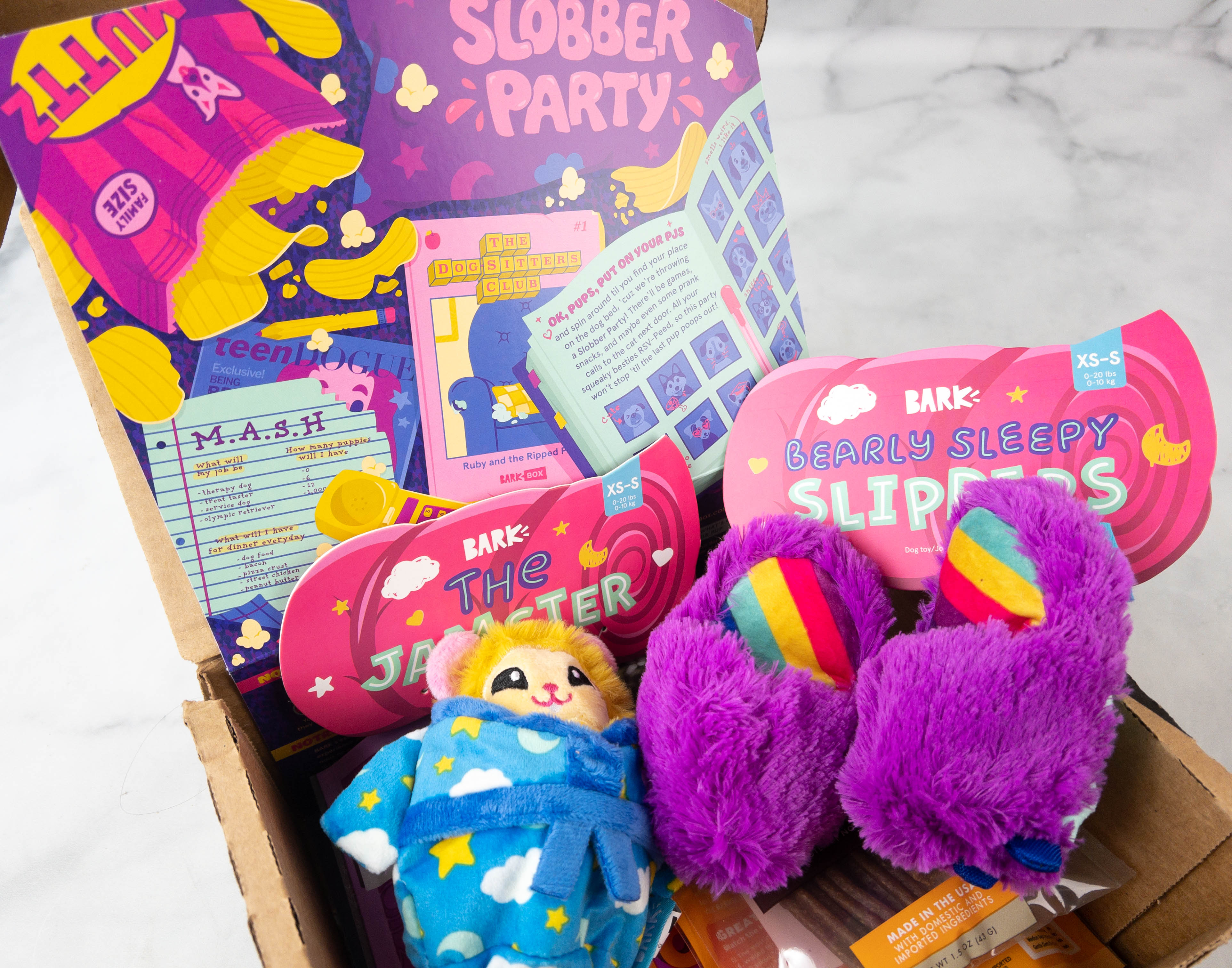 Barkbox Review Slobber Party Box Hello Subscription barkbox-review-slobber-party-box-hello-subscription