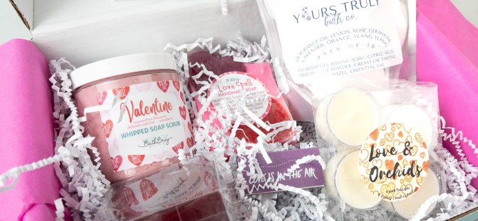Bath Bevy TUBLESS BOX: February 2022 Love Is In The Air