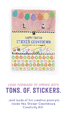 Pipsticks 2022 Easter Countdown Calendar: 10 Days of Easter Themed Stickers!