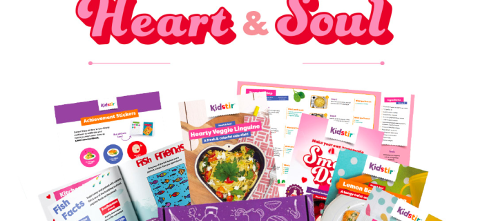 KidStir Kids Cooking Kit February 2022: Heart & Soul!