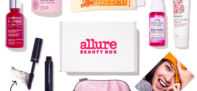 Allure Beauty Box Coupon: $5 Off First Box + FREE MAC MACSTACK Mascara & Lilysilk Ideal Silk Sleep Eye Mask!