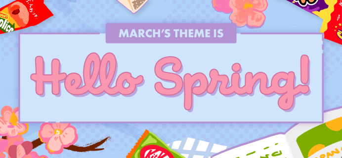 Japan Crate March 2022 Snack Box Spoilers: Hello Spring!