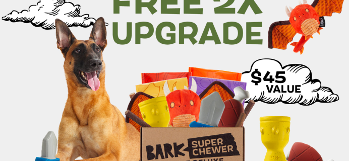 BarkBox Super Chewer: First Box Double Deluxe Deal +  Knights of Gnawmore Box!