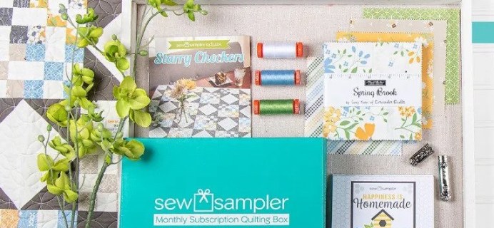 Gift Idea For Quilters and Sewing Enthusiasts: Sew Sampler Box