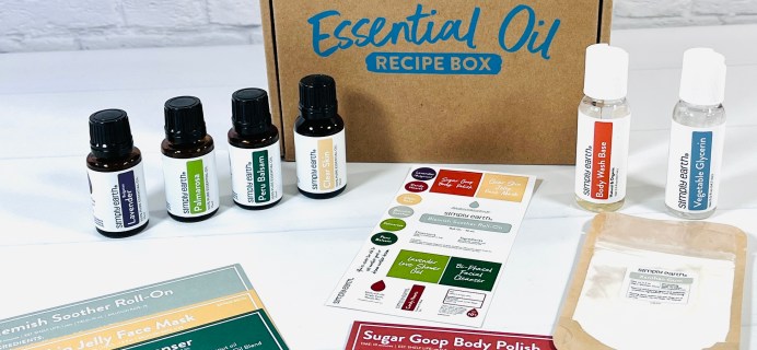 Simply Earth February 2022 Review: Skin Care Essential Oil Box!