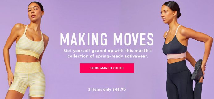 Ellie March 2022 Collection: Spring Ready Activewear!