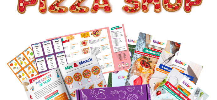 KidStir Kids Cooking Kit March 2022: My First Pizza Shop!