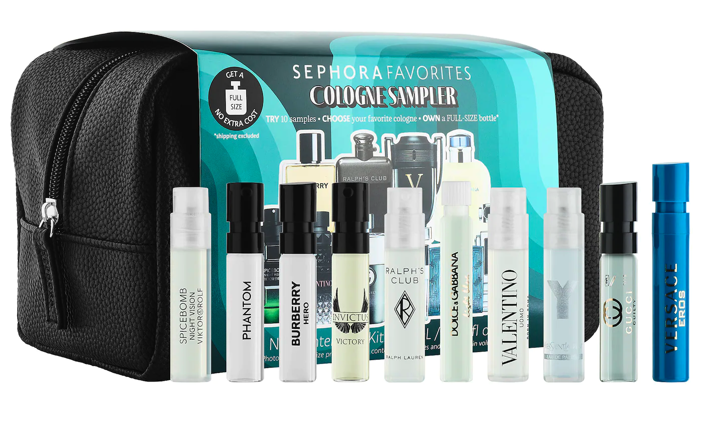 Sephora Favorites Cologne Sampler Set 10 Sample Size Men's Fragrances