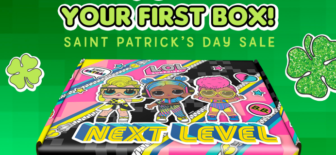 LOL Surprise Box  St. Patrick’s Day Sale: 25% Off First Box!