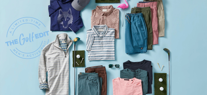 Wantable Men’s Active Brings Back The Men’s Golf Edit: Better Than Before!
