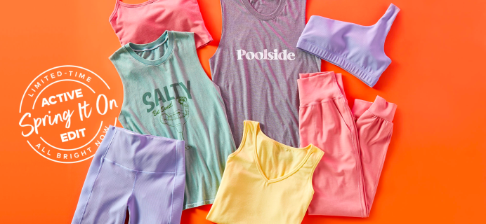 Wantable Active Limited Edition Spring It On Edit: 7 Spring Outfit Inspo To Get Your Miles In!