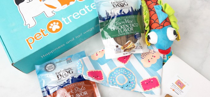 Pet Treater Dog Pack Deluxe: Pizza, Taco, and Pop-Tarts Inspired Dog Treats + More!