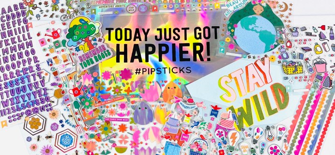 Pipsticks Pro Club Classic March 2022 Review: Adorable Stickers for Spring!