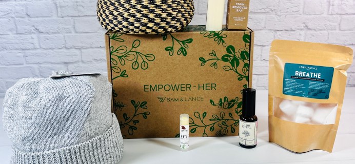 Sam & Lance EMPOWER-HER Winter 2022 Review: Lifestyle Items From Women-Owned Businesses!