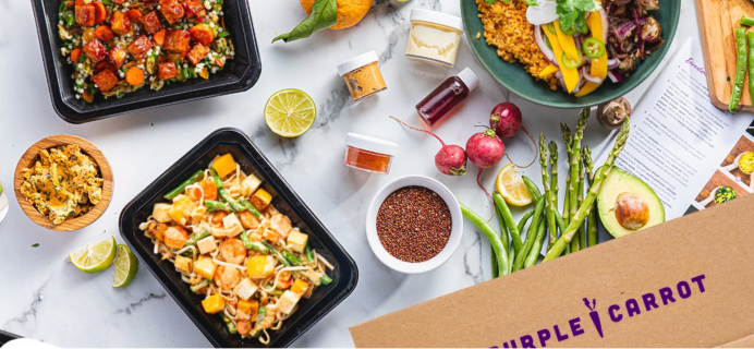 Purple Carrot: Plant-Based Prepared Meals To Make Your Taste Buds Happy!