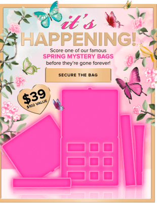 Too Faced Spring 2022 Mystery Bag: 4 Piece Set Worth $102!