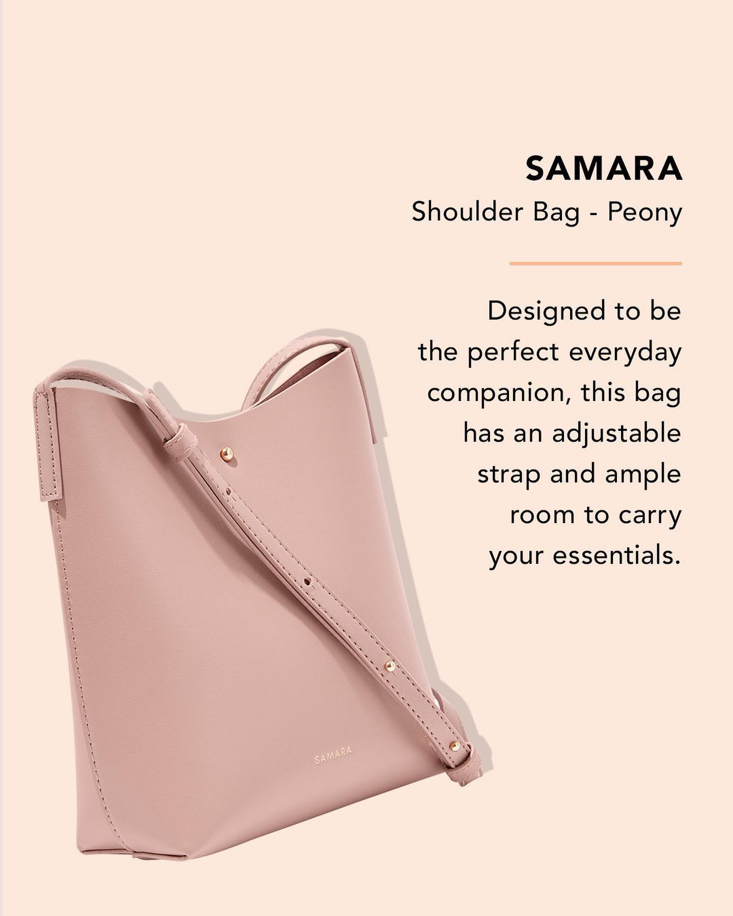Samara, Bags, Samara Vegan Leather Peony Medium Shoulder Bag Beautiful  And Never Worn