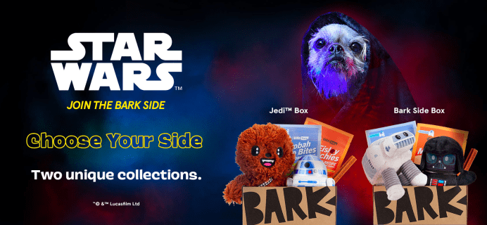 BarkBox & Super Chewer Coupon: Double Your First Box for FREE + Star Wars Box!